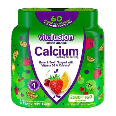 Vitafusion Calcium Gummy Vitamins Twin Pack, 2 kpl