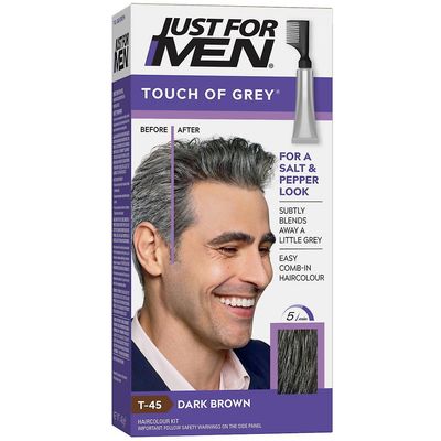 Just For Men Miesten hiusväri - Tummanruskea Harmaa Tummanruskea/ Harmaa