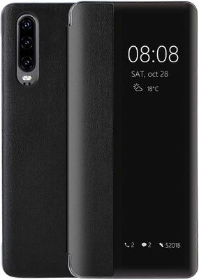 Huawei P30 / Huawei P30PRO -kotelo, Smart View nahkainen kääntökotelo, [virransäästötila] [integroitu suojaus]