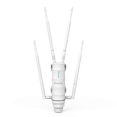 WAVLINK AC1200 WiFi -alueen laajennin / verkko POE, kaksikaistainen 2.4GHz 300Mbps + 5.8 GHz 867Mbps, 4x7dBi irrotettava monisuuntainen antenni