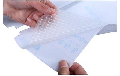 Yunshu 10Pack bogomslag Klar selvklæbende bogomslag gennemsigtig film nem brug 47*34cm
