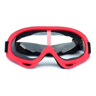 Mikasa (rød ramme+gennemsigtig linse) Voksen Anti-tåge Vindstøv Surfing Jet Ski Snow Snowboard Beskyttelsesbriller Rinding