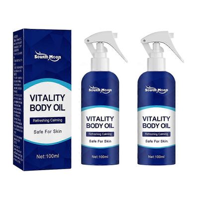 Vitality vartaloöljy, virkistävä kuiva vartaloöljysuihke, ihon kosteusvoide, nivelhoitosuihke, vartaloöljy miellyttävään tuoksuun ja virkistykseen ...