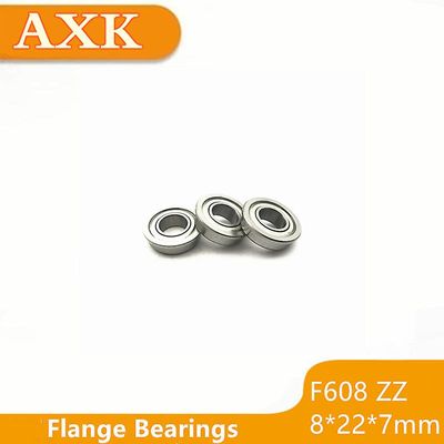 Skyndte sig 10stk/parti F608zz Abec-5 F608 Zz 8x22x7mm Flangebærende Dyb Rillekugle Radial Helt Ny