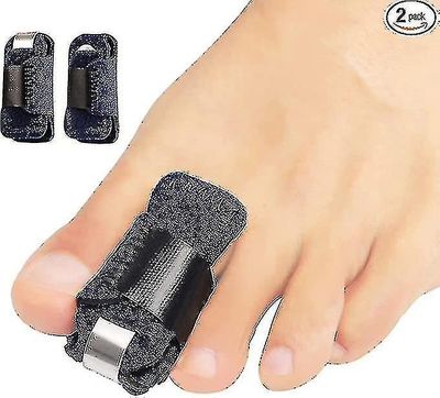 Hammer Toe Straightener, Toe Corrector for kvinner og menn, Toe Brace For Crooked Toe, Claw Toe1 Pair