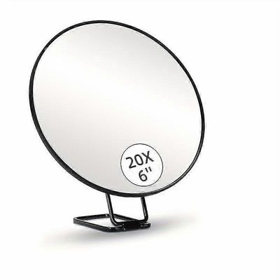 30x suurennuspeili, suurennuspeili jalustalla ja pinseteillä, käsipeili 30x/1x suurennuksella, kompakti peili matkoille, 30x meikki 20X