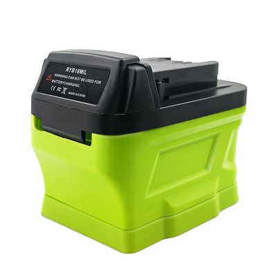 Ryb18mil batteriadapter til Ryobi 18v til Milwaukee 18v, til Ryobi 18v One + batteri P107 P108 til Milwaukee M18 værktøjer greenblack