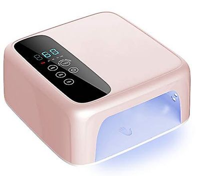 Linkrunning 72w trådløs LED UV neglelampe pink 21 * 21 * 9cm 21*21*9cm