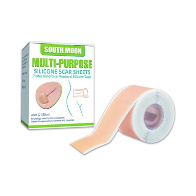Fruushop Silikoni arpilevy C-osaArpien poisto polttaa akne silikoni arpiteippirulla uudelleenkäytettävä vedenpitävä ja hengittävä 1Pcs