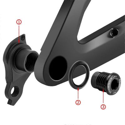 SRAM UDH -rungon takavaihtajan ripustimelle M12X1.5 pyörän vaihtajan koukkusovitin M12-1.5 Musta