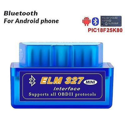 ELM327 V1.5 Bluetooth OBD2 V1.5 Mini Elm 327 PIC18F25K80 Chip Auto Diagnoseverktøy