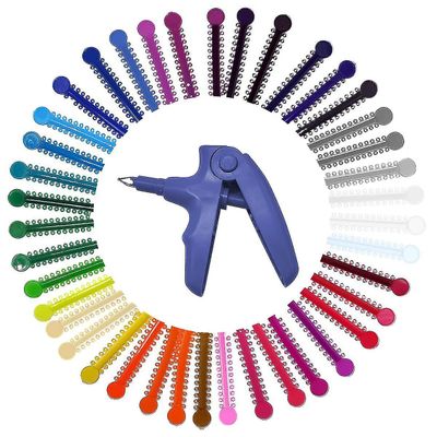 Braces Kit Inkludert Kjeveortopedisk Ligatur Verktøy Og Ring gummibånd, Seler Gummistrikk, Ligas Para Brackets Ortodoncia, Seler Rubber Band Tool