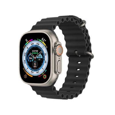 Smart Watch Ultra Series 8 NFC 49mm Smartwatch Miehet Naiset Bluetooth-puhelu Vedenpitävä langaton lataus HD-näyttö Applelle BlackHY