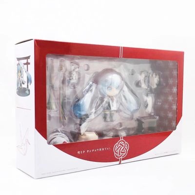 Qinfen 10cm Anime Hatsune Miku Action Figur Kawaii Pvc Nendoroid Witch Model Doll figurer Samle ornamenter Bursdag Leker Gaver