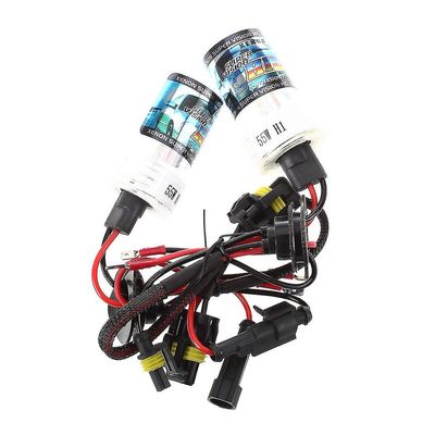 2 stk.55w Hid Xenon lampe Pære Lygtesæt Forlygte 12v Dc (h1 8000k)