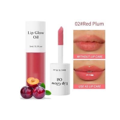 Shiftalter Tinted Lip Glow Oil - Reheville, kosteutetuille huulille, joilla on luonnollinen hehku Punainen luumu