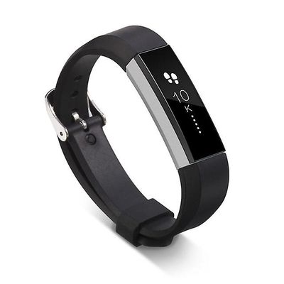 AIR Udskiftning Blød silikone rem til Fitbit Alta / Alta HR - Sort