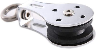 Nostopyörä, 300 kg:n hiljainen hihnapyörän nostorengas kääntyvä ruostumattomasta teräksestä valmistettu nostopyörä kehonrakennukseen Rolling Fitness