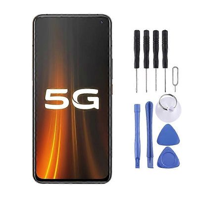 YHTEENSOPIVA AMOLED-LCD-NÄYTTÖ Vivo iQOO 3 5G V1955A, I1927, I1928 -malleihin digitoijan täydellisellä kokoonpanolla