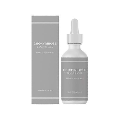 Deoksiriboosi Sokerigeeli Hiusten Kasvuseerumi, 60 ml Deoxy Ribose Sugar Hiusten Kasvuseerumi hiuksille Vahvista ja Vähennä Hiustenlähtöä, Hiusten ...