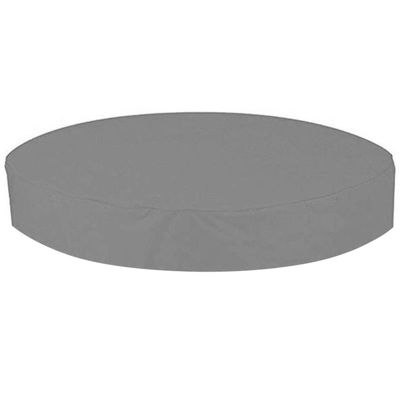 utendørs runde badestamp deksel vanntett spa badestamp dekker støv deksel Grå 200*30CM