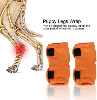 Fongwan Hundeknebøyle 1 par, hundeskader Leg Brace Selvoppvarming for Luxating Patella Bedre restitusjon, justerbare bakbensseler for hunder 1 par ...