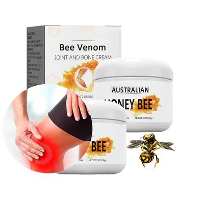 Lelinker Australian Bee Venom Cream, New Zealand Bee Venom Cream, Bee Venom Gel sørger for rygg, nakke, hender, føtter ledd etc 2 Pcs