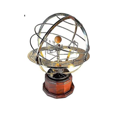 Retro Grand Orrery modell av solsystemet Hem Vardagsrum Sovrum Dekoration Inflyttningsfest, Födelsedag1st-guld