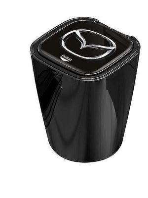 Auton tuhkakuppi, kannettava tuhkakuppi autolle, irrotettava ruostumattomasta teräksestä savuton tuhkalokero kannella, johti sininen valo (mazda, m...