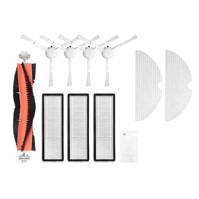 7pack Til Dreame F9 Robot Vacuum Mop Roller Side Børster Hepa Filter Comb &2pcs Moppe Klud til Dreame F9 Robot