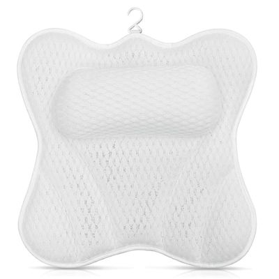 Tianzun Bath Pillow, badeputer for badekar nakke og rygg støtte med sklisikker sugekopp komfortabel 3d airmesh badepute B