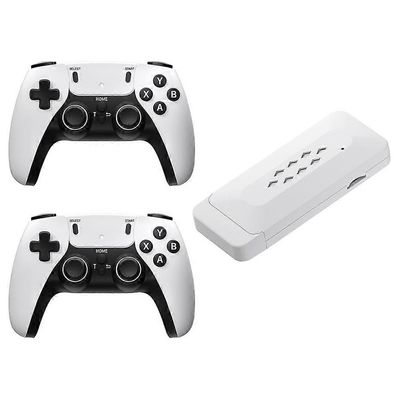 m22 Game Stick 4K, kaksi 2.4G langatonta peliohjainta 64G 30000+ pelejä televisioon
