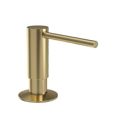 500ml sisäänrakennettu pumppu keittiön nestemäinen saippuapullo messinki harjattu nikkelisaippua-annostelija musta keittiö han Brushed gold 500ml
