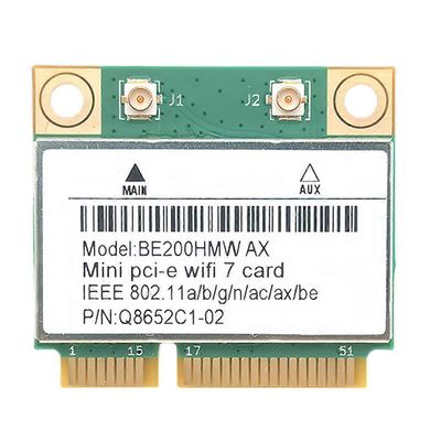 WiFi 7 PCI-E WiFi-kortti BE200 BE200HMW 8774Mbps 2.4G/5G/6Ghz Bluetooth 5.4:lle 802.11BE Network Adapt As Shown