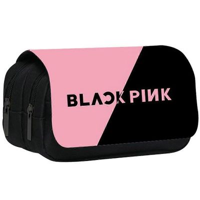 Lasten penaali, suuren kapasiteetin anime-penaali, jossa 2 lokeroa, musta muodikas muotoilu opiskelijoille