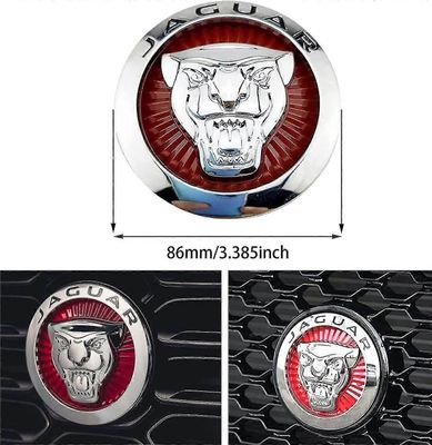 3,38 tuuman etuosan senttisäleikön tunnus sopii Jaguar Xf: lle, merkkitarra Xf-tarralle Tarran tunnus (punainen) Boris