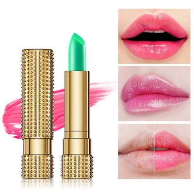 Uusi Natural Aloe Vera Magic Lip Balm Moisture Lipstick Temperature Color Change-yky
