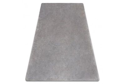 RugsX Moderne vasketæppe POSH lurvet, plys, tyk skridsikker grå 80x150 cm