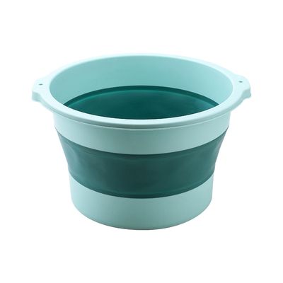 Plast Foot Bath Basin Soaking Tub Foot Relax SPA Massasje Vask Bowl Holdbar blå