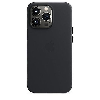 skinn telefon tilfelle for iphone 13 pro skinnveske med magsafe Midnight Black