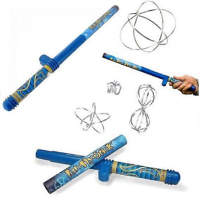 Hauska Fly Stick Electric Static Wand Science Kit Koulutuslelut Hämmästyttävä levitaatiosauva 5kpl lentävillä muodoilla Tw