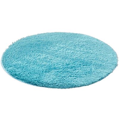 Pyöreä Shaggy Liukumaton Matto-YI WU Sky Blue 40cm