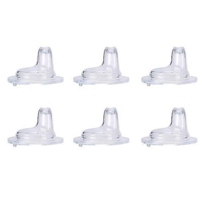 6kpl ruokinta läpinäkyvä ei roiskeiden korvaamista vauvan pehmeä silikoniputki