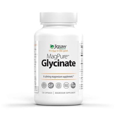 Jigsaw Health MagPure Glycinate, Premium magnesiumkapselit, 120 kapselia