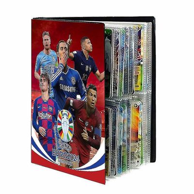 Fodboldstjernekort Albumkort Brevholder Ringbind 2023 Ny 240stk Star Card Box Collection Album Book Folder Kid Toy Gift Ll typografi 4