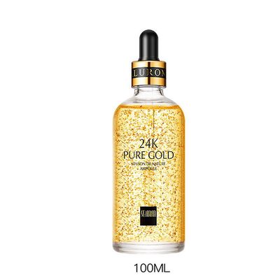 24K Gold Anti Wrinkle Essence -neste, joka kosteuttaa ikääntymistä estävää ihonhoitoa 100ml