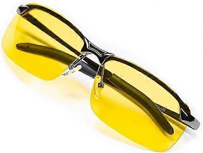 Yöajolasit häikäisysuoja polarisoitu tyylikkäällä kotelolla - Night Vision / Tac lasit - Ajamiseen - Yölasit