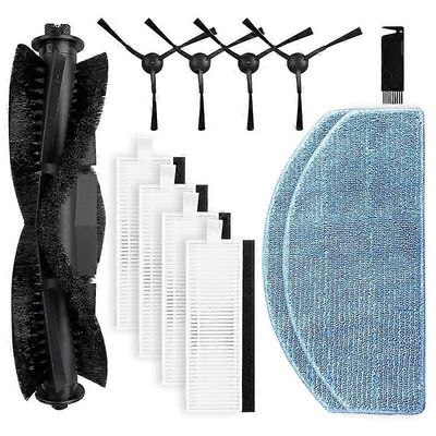 Vaihto yhteensopiva Honiture G20: n, G20 Pro -pölynimurin robotin, pääharjan, sivuharjojen kanssa