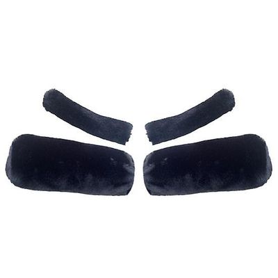 1 sarja talviohjaustangon kansi pehmeä kosketus paksu pehmo kylmänkestävä liukastumista estävä yleispestävä telinepäällinen moottoripyörän ohjausta...