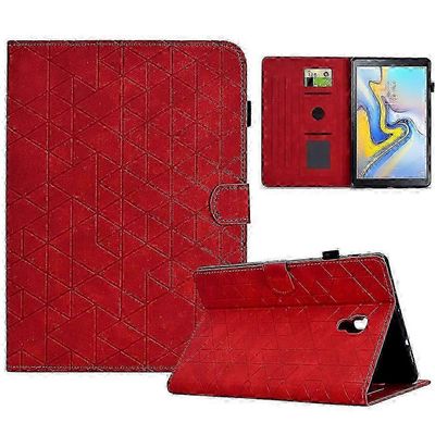 Galaxy Tab A 10.5 (2018) T590 T595 PU nahkakotelo korttipaikalla - suojaava tabletin kuori ja lahja Tyyli B